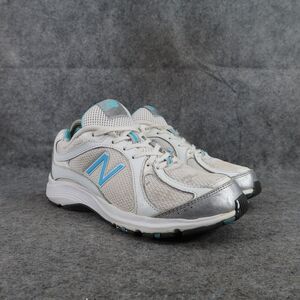 New Balance Shoes Womens 8.5 Athletic Trainers Comfort Running Active White Blue